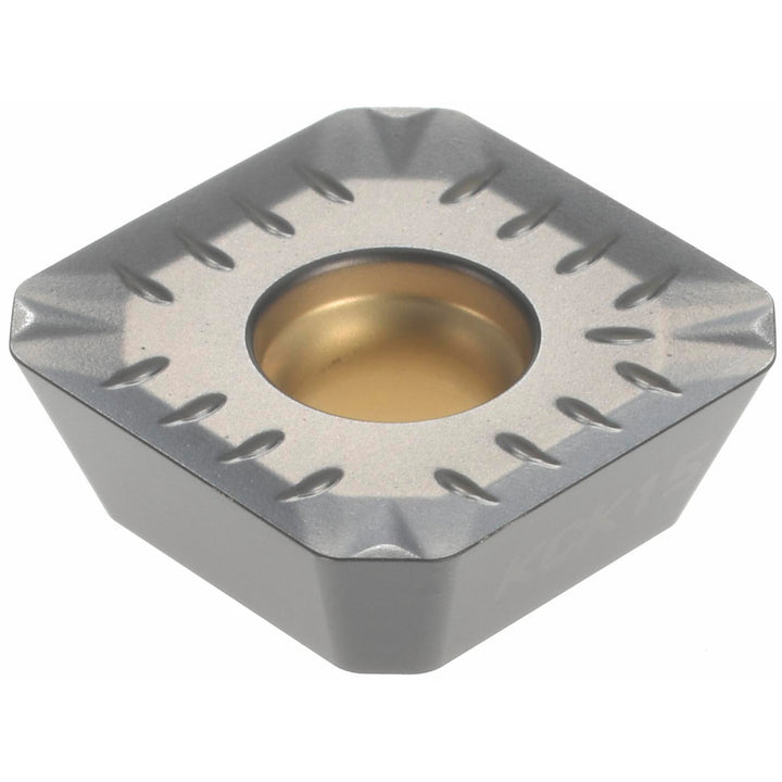 SEKT1404AEENGP2 Solid Carbide Insert, Grade KCK15, TiN - Kennametal 2390259