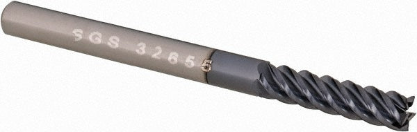 1/8" 5-Flute Solid Carbide Square End Mill, AlTiN - SGS 32655
