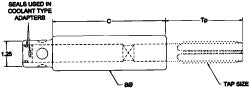 Tapping Adapter - Parlec 7716-3-056