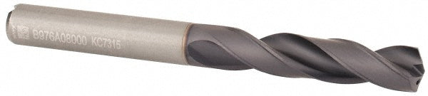 0.3150" Solid Carbide Drill Bit, TiAlN, 140° point - Kennametal 1913531