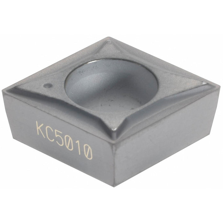 C - Diamond (Rhombic) 80-Deg 3/8" IC Carbide Insert, Grade KC5010, TiAlN - Kennametal 1310733