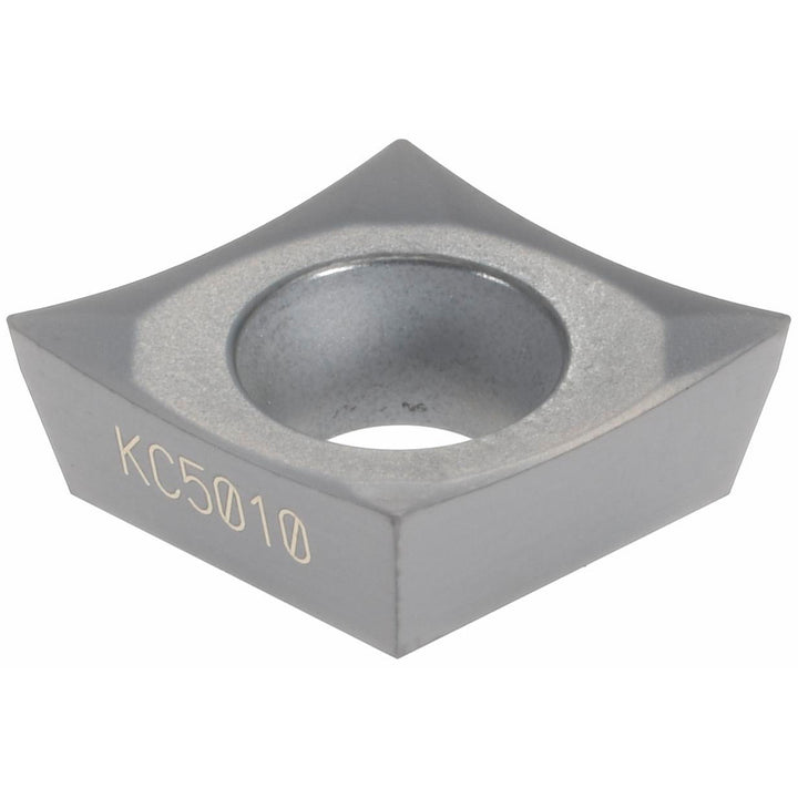 C - Diamond (Rhombic) 80-Deg 3/8" IC Carbide Insert, Grade KC5010, TiAlN - Kennametal 1310844