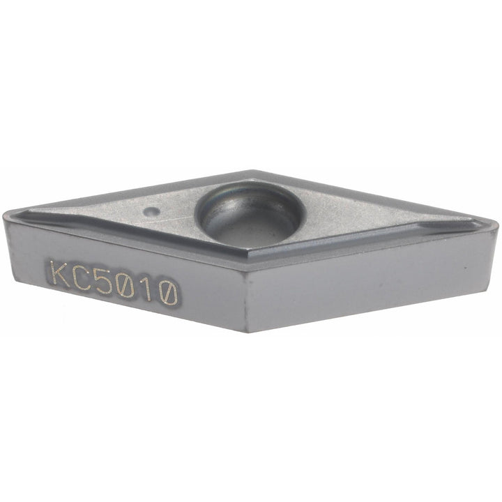V - Diamond (Rhombic) 35-Deg 1/4" IC Carbide Insert, Grade KC5010, TiAlN - Kennametal 1310845