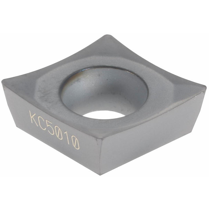 C - Diamond (Rhombic) 80-Deg 3/8" IC Carbide Insert, Grade KC5010, TiAlN - Kennametal 1310850