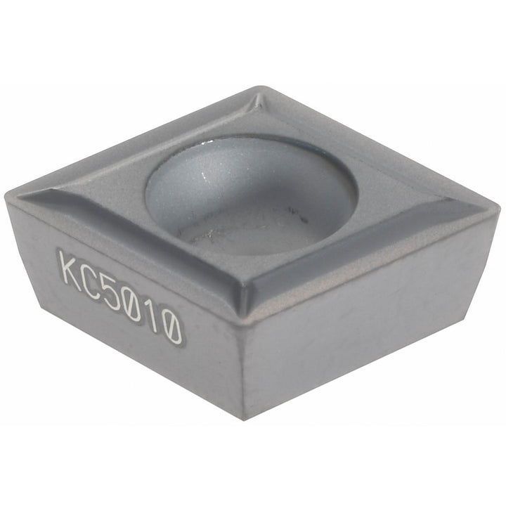 C - Diamond (Rhombic) 80-Deg 3/8" IC Carbide Insert, Grade KC5010, TiAlN - Kennametal 1310878