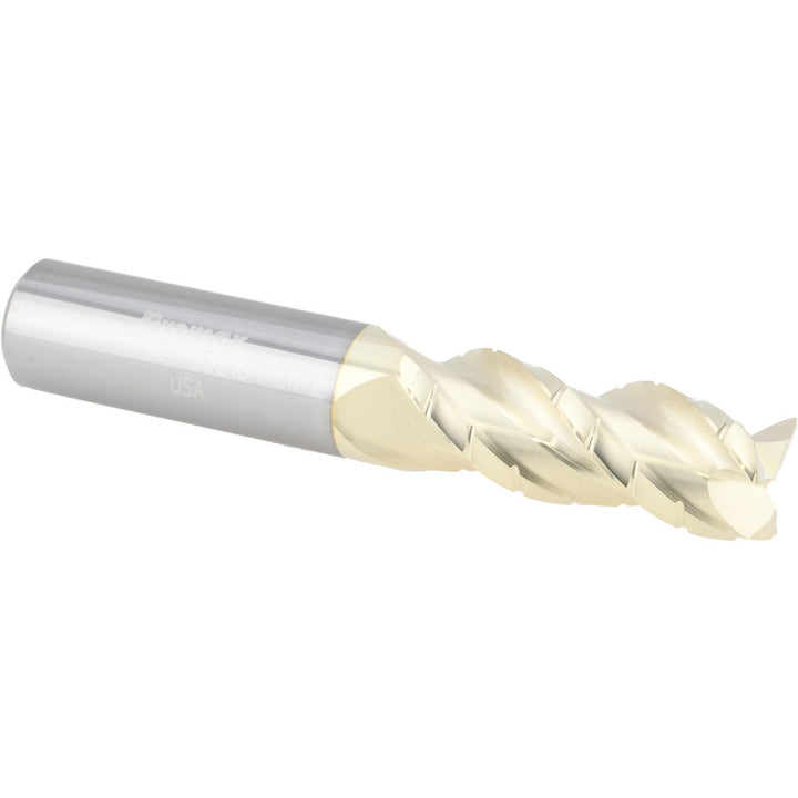 0.5000" 3-Flute Solid Carbide Corner Radius End Mill, ZrN - ProMax 119-03216