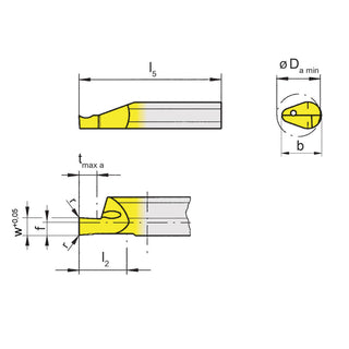 Grooving Tools - HORN R105081018TI25