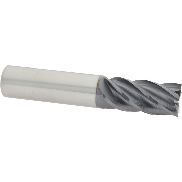 3/4" 5-Flute Solid Carbide Square End Mill, AlTiN - Accupro 95168503
