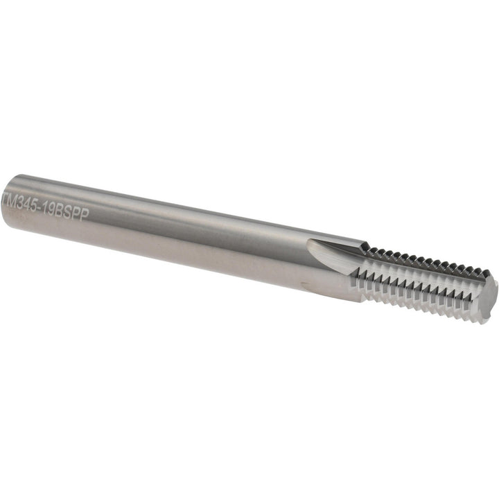 Straight Flute Thread Mills - Scientific Cutting Tools TM345-19BSPP