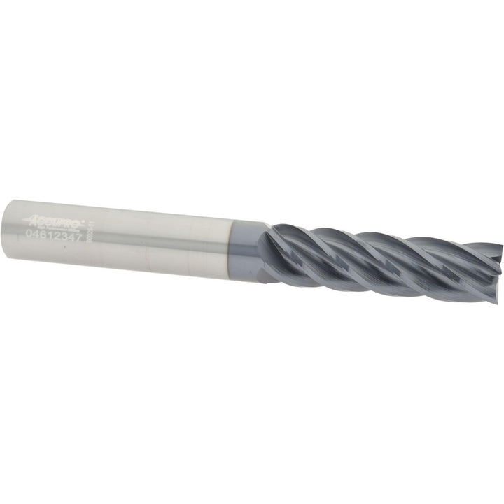 5/8" 5-Flute Solid Carbide Square End Mill, AlTiN - Accupro 95168352