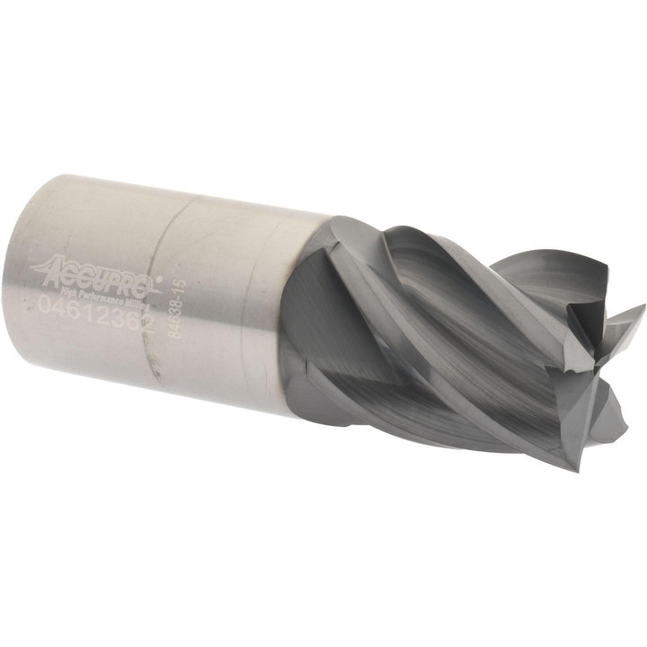 1" 5-Flute Solid Carbide Square End Mill, AlTiN - Accupro 95168693