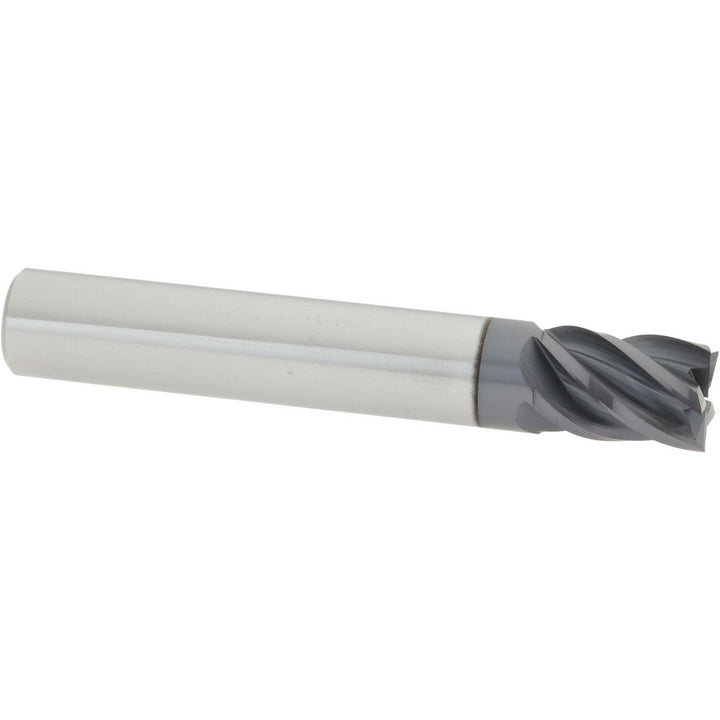 5/16" 5-Flute Solid Carbide Square End Mill, AlTiN - Accupro 95168736