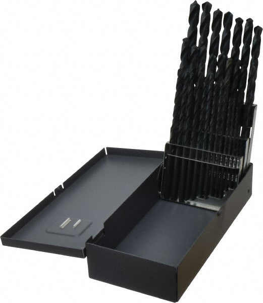 High-Speed Steel Taper Length Drill Bit, Oxide, 118° point - Cleveland C00962
