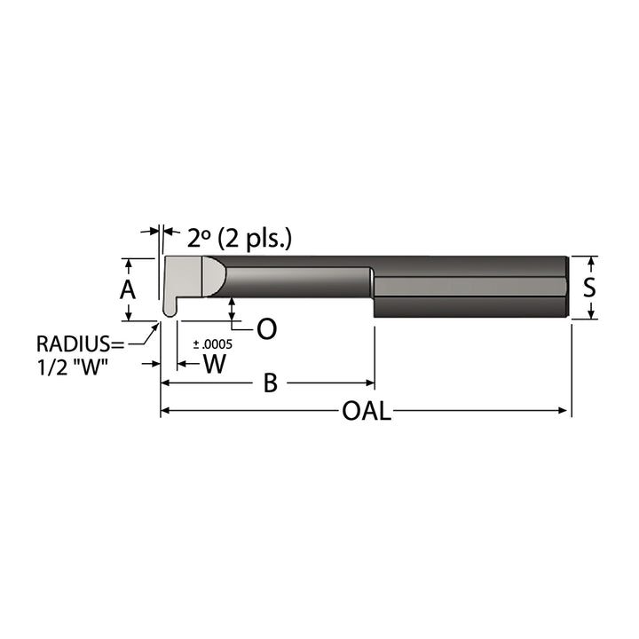 Grooving Tools - Scientific Cutting Tools GFR093-24