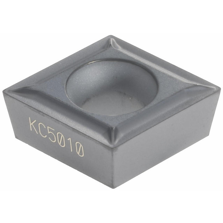 C - Diamond (Rhombic) 80-Deg 3/8" IC Carbide Insert, Grade KC5010, TiAlN - Kennametal 1870984
