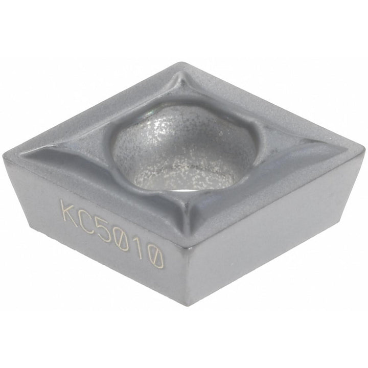 C - Diamond (Rhombic) 80-Deg 1/4" IC Carbide Insert, Grade KC5010, TiAlN - Kennametal 1870992