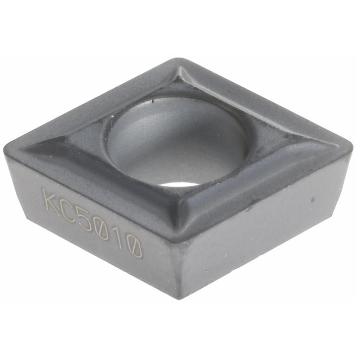 C - Diamond (Rhombic) 80-Deg 1/4" IC Carbide Insert, Grade KC5010, TiAlN - Kennametal 1871013