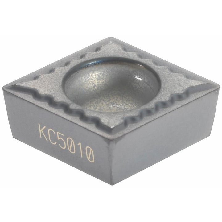 C - Diamond (Rhombic) 80-Deg 3/8" IC Carbide Insert, Grade KC5010, TiAlN - Kennametal 1871165