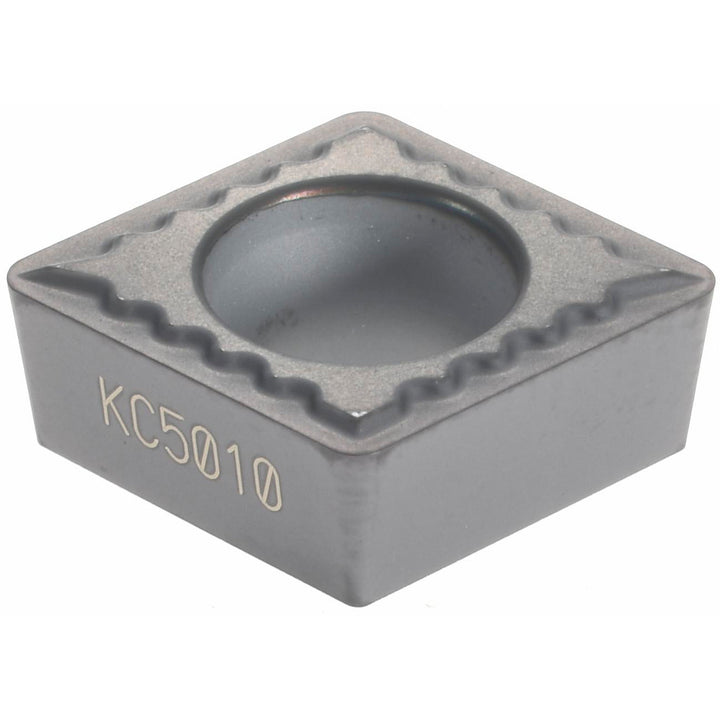 C - Diamond (Rhombic) 80-Deg 3/8" IC Carbide Insert, Grade KC5010, TiAlN - Kennametal 1871166