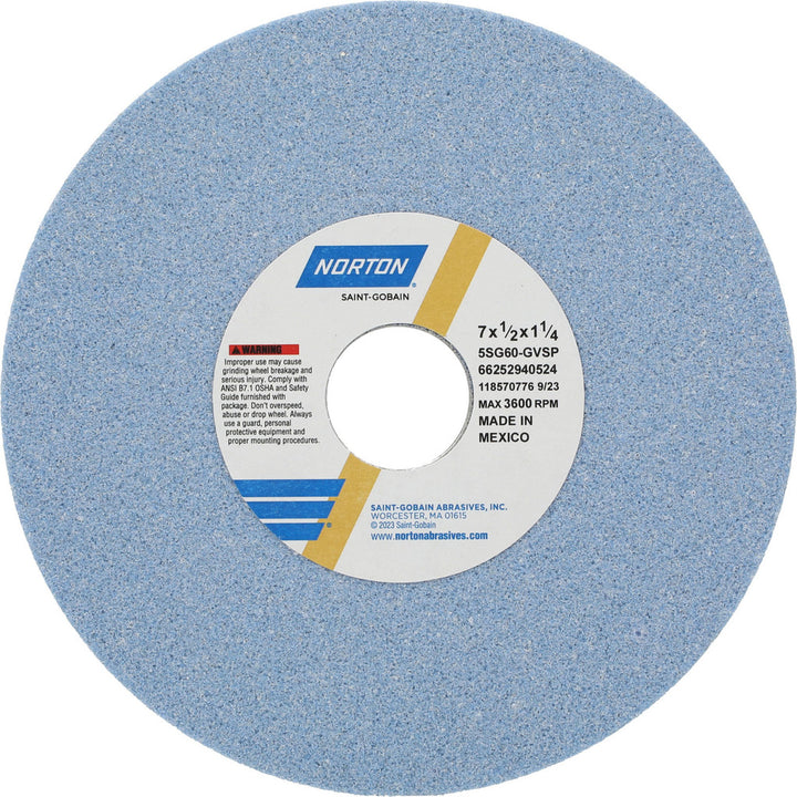 7 x 1/2" 60-Grit Ceramic Grinding & Cutoff Wheel - Norton 66252940524