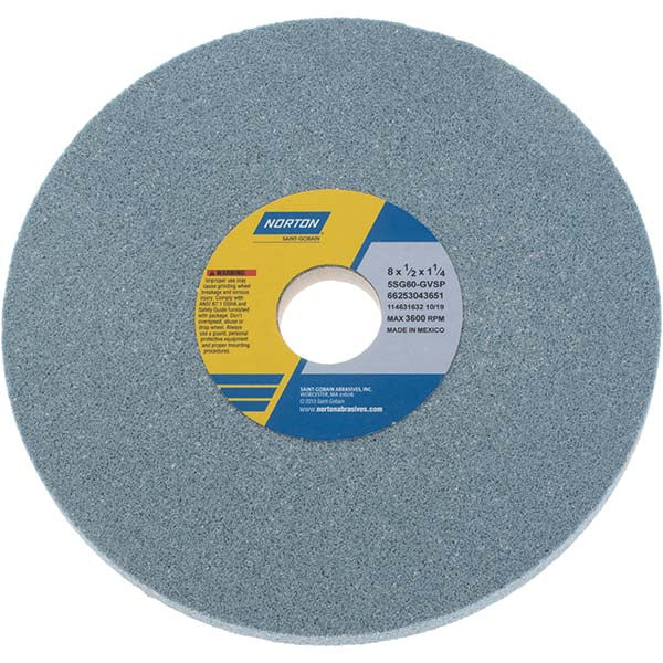 8 x 1/2" 60-Grit Ceramic Grinding & Cutoff Wheel - Norton 66253043651