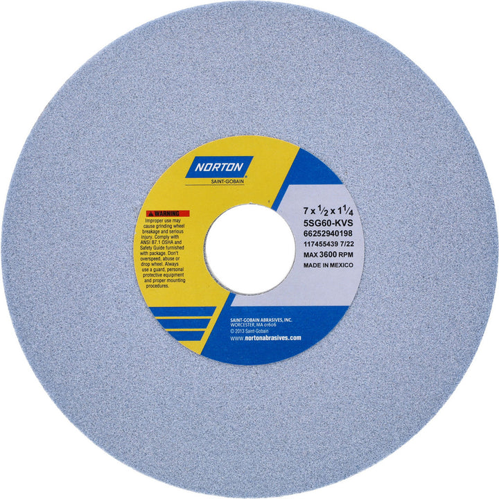 7 x 1/2" 60-Grit Ceramic Grinding & Cutoff Wheel - Norton 66252940198