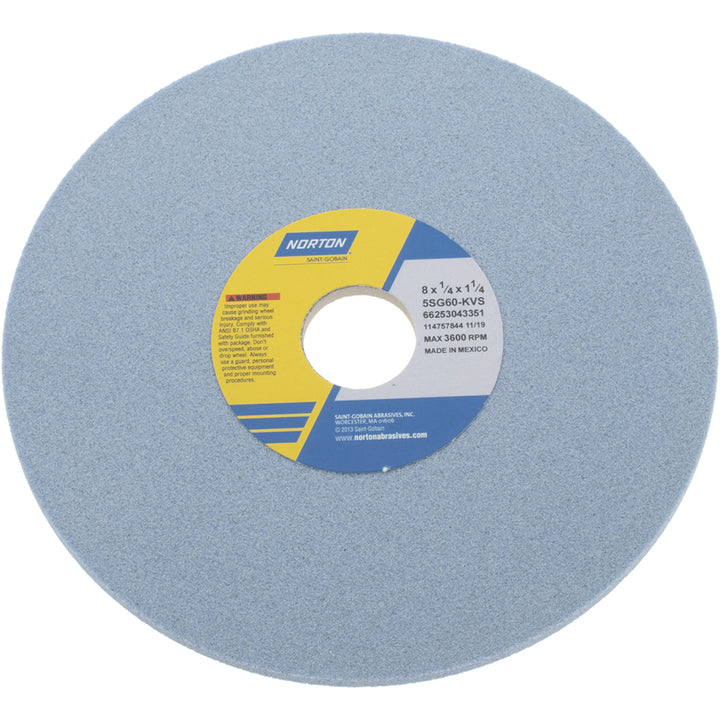 8 x 1/4" 60-Grit Ceramic Grinding & Cutoff Wheel - Norton 66253043351