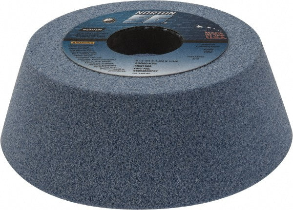5 x 1/4" 60-Grit Ceramic Alumina Grinding & Cutoff Wheel - Norton 66252830737