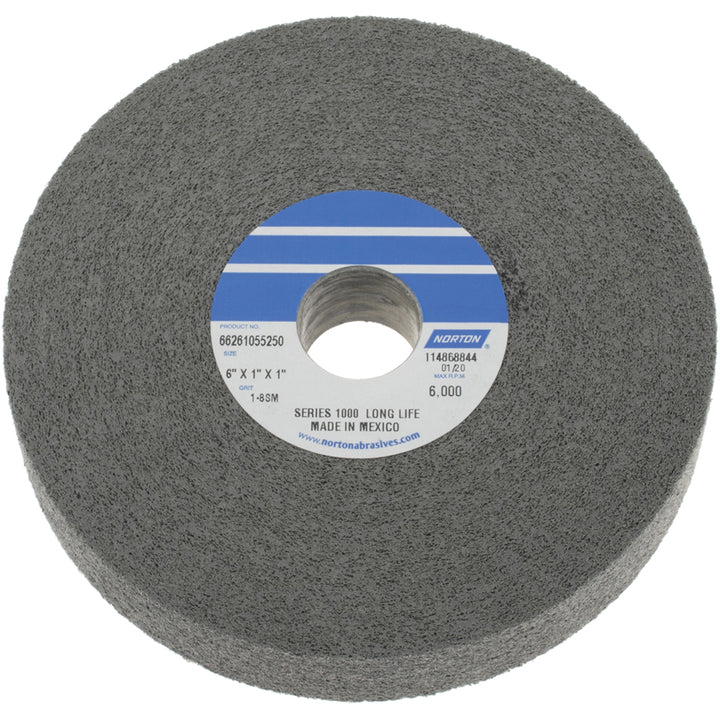 6 x 1" Silicon Carbide Deburring Wheels Disc - Norton 66261055250