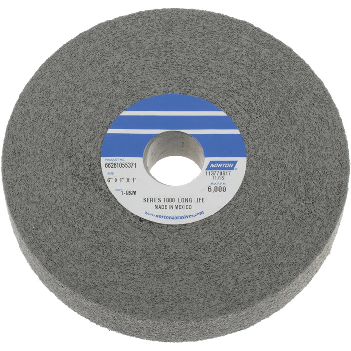 6 x 1" Silicon Carbide Deburring Wheels Disc - Norton 66261055371