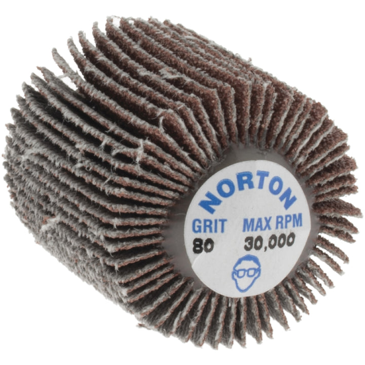 80-Grit Aluminum Oxide Flap Wheel - Norton 63642502629