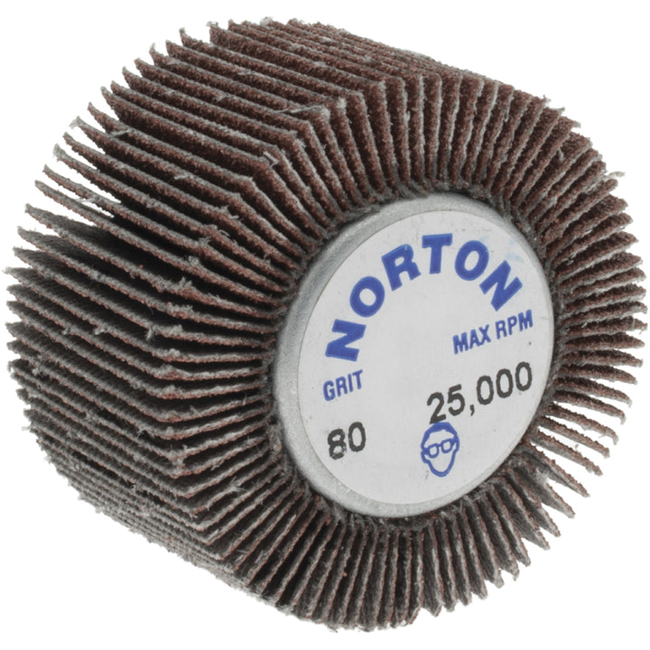 80-Grit Aluminum Oxide Flap Wheel - Norton 63642502639