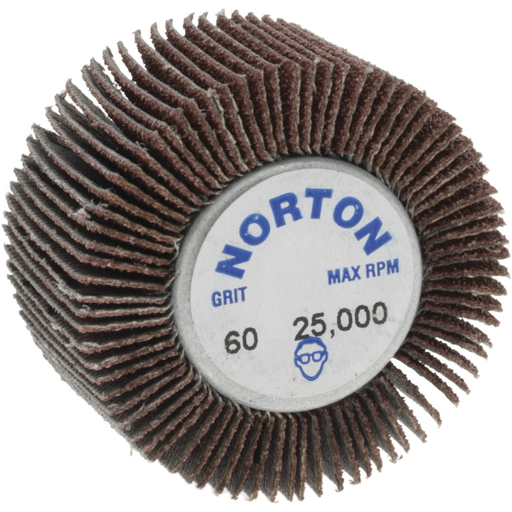 60-Grit Aluminum Oxide Flap Wheel - Norton 63642502638