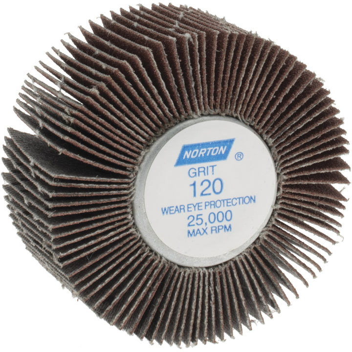 120-Grit Aluminum Oxide Flap Wheel - Norton 63642502648