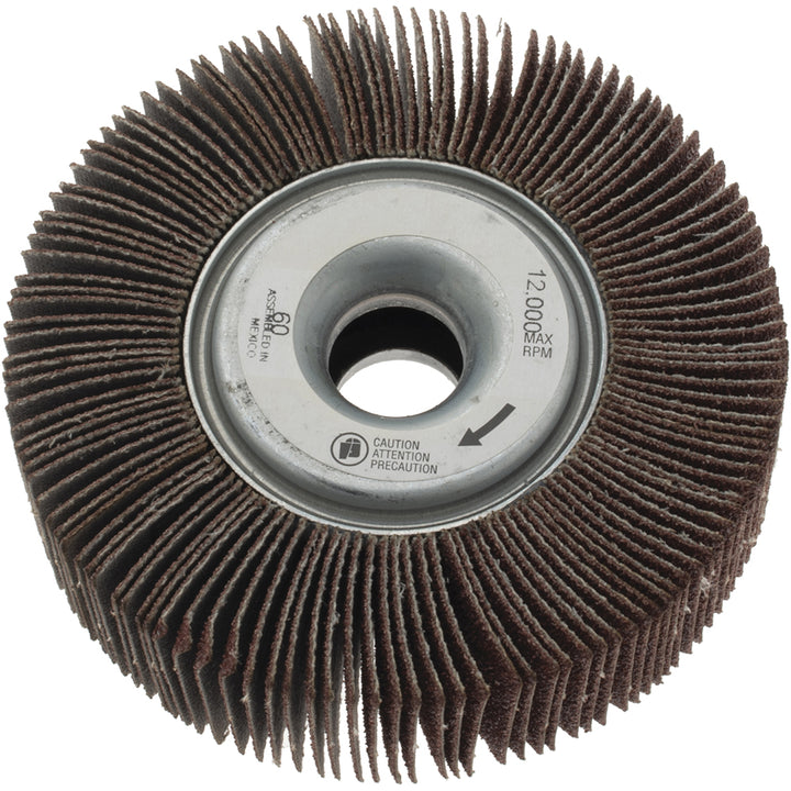 3-1/2" 60-Grit Aluminum Oxide Flap Wheel - Norton 63642502668