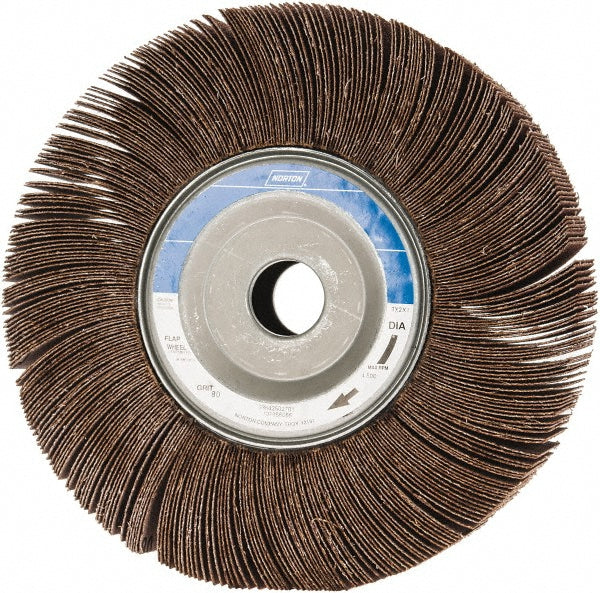 8" 80-Grit Aluminum Oxide Flap Wheel - Norton 63642502701