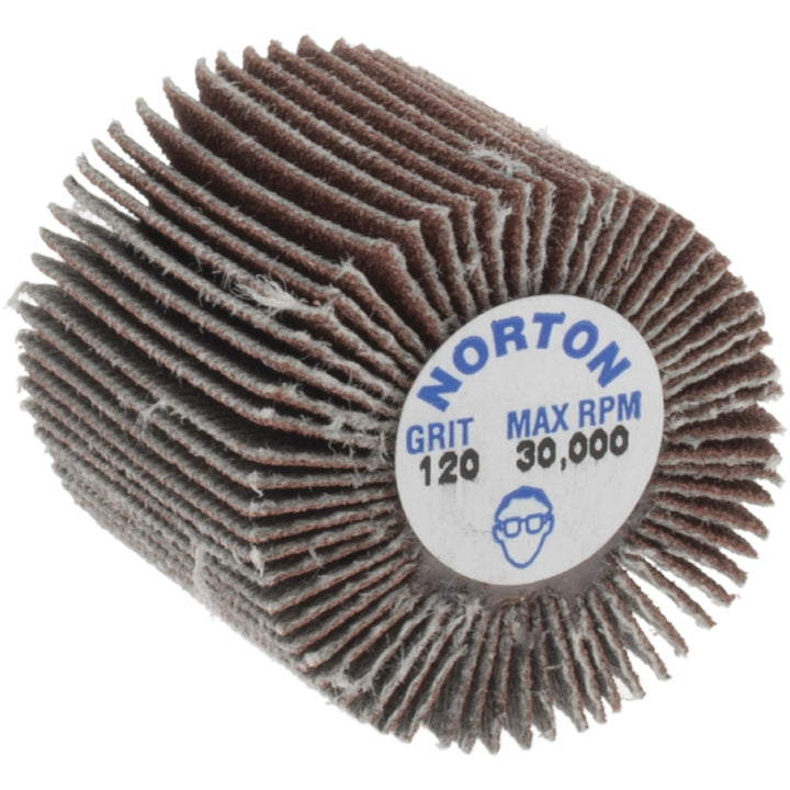 120-Grit Aluminum Oxide Flap Wheel - Norton 63642502630