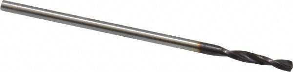 0.0433" Powdered Metal Stub Drill Bit, Coated, 130° point - Guhring 9005150011000