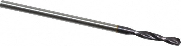 0.0512" Powdered Metal Stub Drill Bit, Coated, 130° point - Guhring 9005150013000