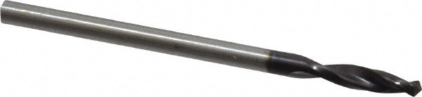 0.0984" Powdered Metal Stub Drill Bit, Coated, 130° point - Guhring 9005150025000