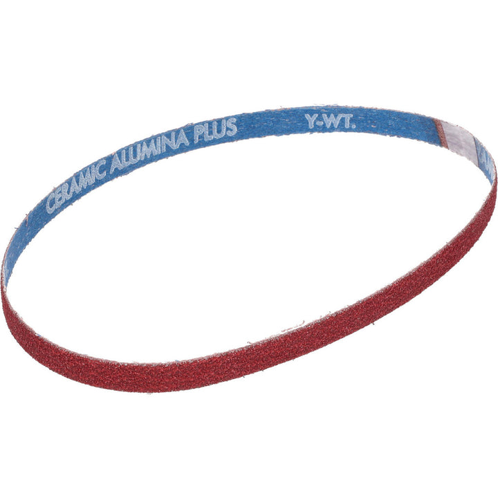 1/2 x 24" 50-Grit Ceramic Alumina Belt - Norton 78072718707