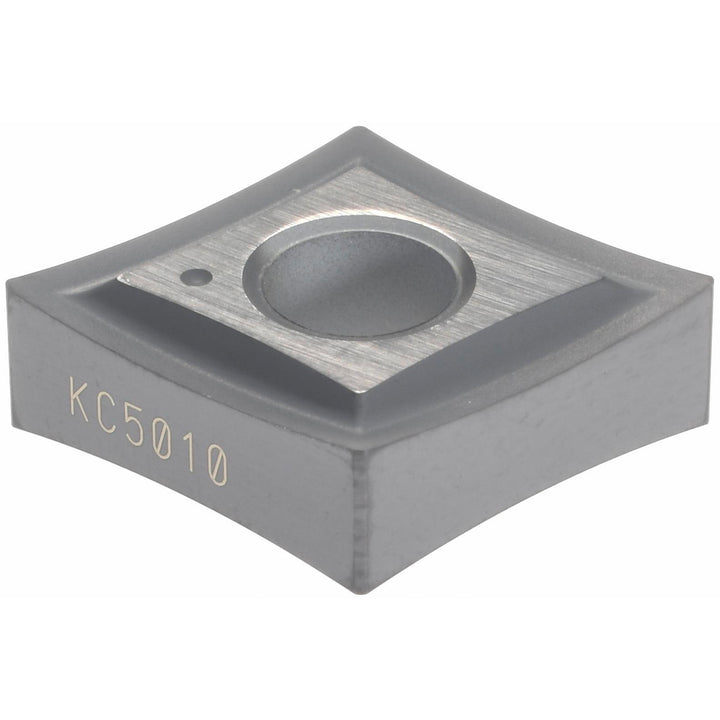 C - Diamond (Rhombic) 80-Deg 1/2" IC Carbide Insert, Grade KC5010, TiAlN - Kennametal 1868421