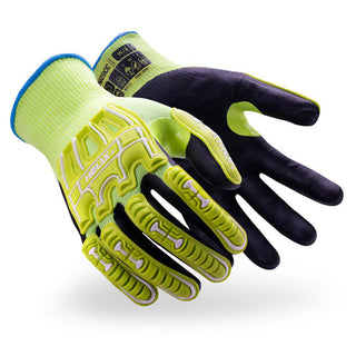 Medium Black; High-Visibility Yellow HPPE Abrasion Resistant; Cut & Puncture-Resistant Gloves - HexArmor. 3062IMP-M (8)