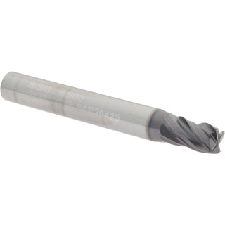 0.2188" 4-Flute Solid Carbide Corner Radius End Mill, TX - SGS 36508