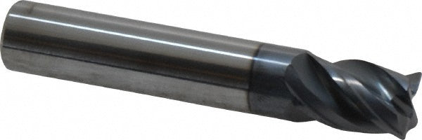 7/16" 4-Flute Solid Carbide Corner Radius End Mill, TX - SGS 36515