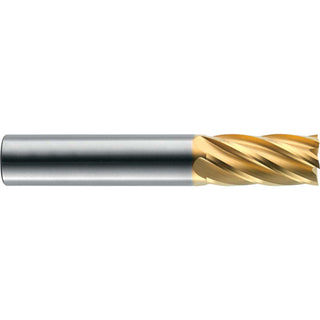 1/2" 6-Flute Solid Carbide Square End Mill, TiN - RobbJack ST-630-16-T