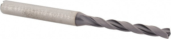 5/32" Solid Carbide Drill Bit, TiAlN, 140° point - Kennametal 2649386
