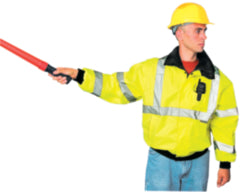 Small Yellow General Purpose; High Visibility Protective Garment - OccuNomix LUX-TJBJ-YS
