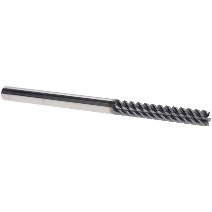 1/4" 6-Flute Solid Carbide Square End Mill, TiAlN - Iscar 5620970
