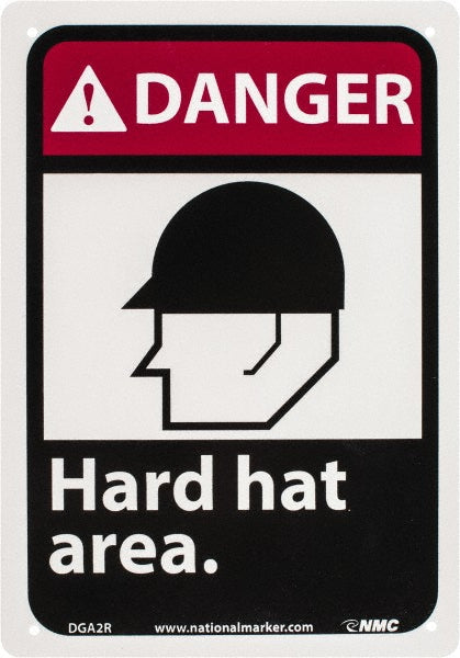 HARD HAT AREA Sign - AccuformNMC DGA2R